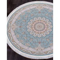 Иранский ковер Shahname 1500 141 Голубой круг